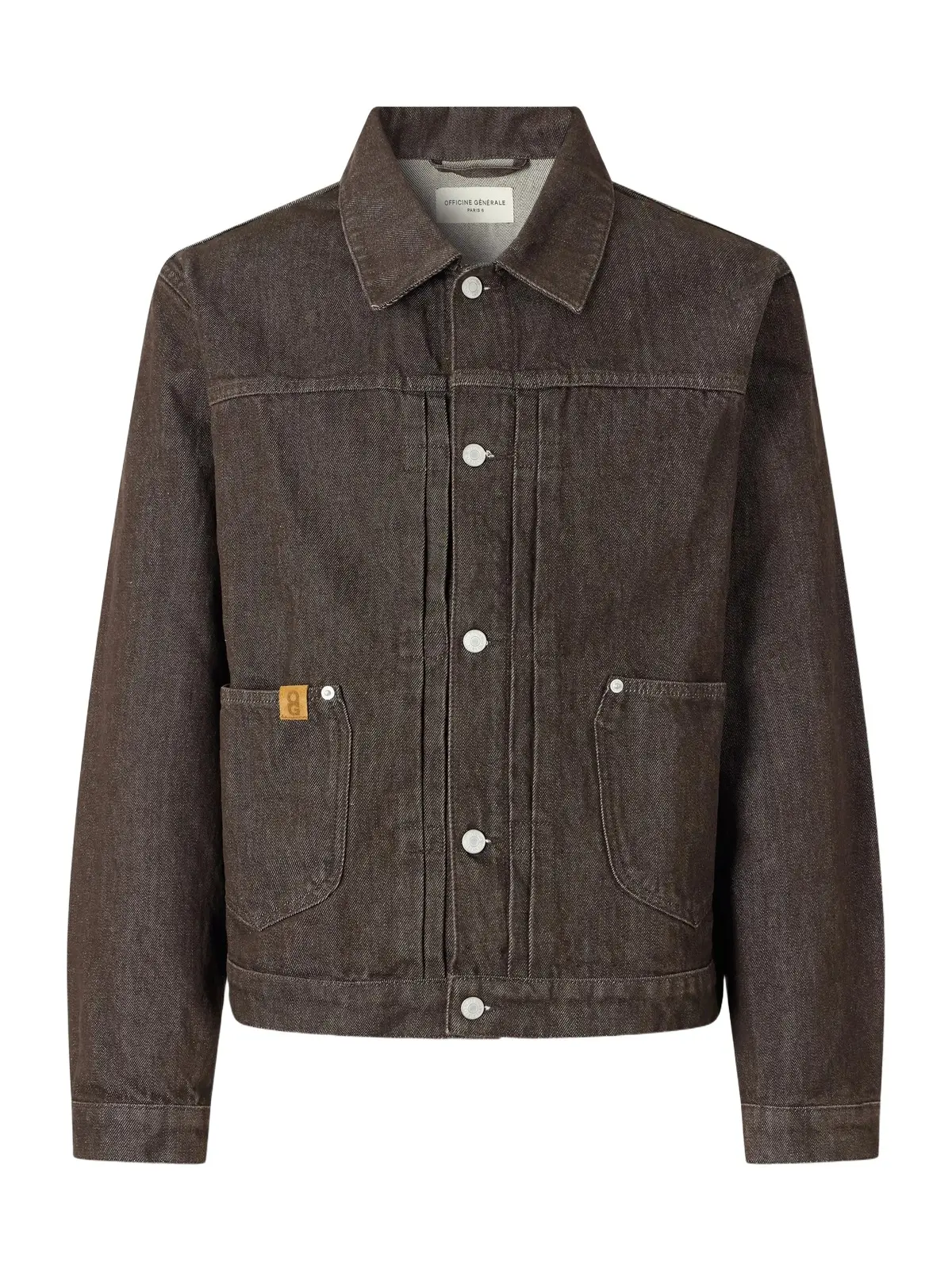 OFFICINE GÉNÉRALE Vince Pleated Organic Denim Jacket - Men