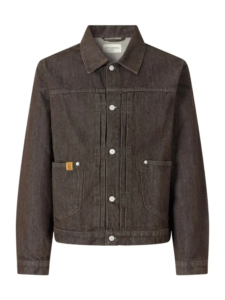 OFFICINE GÉNÉRALE Vince Pleated Organic Denim Jacket - Men