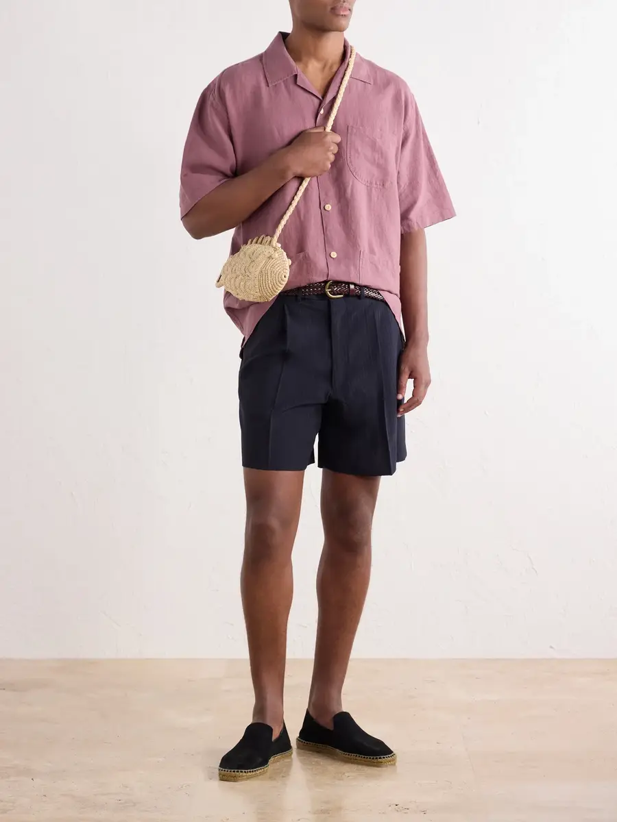 Vilebrequin Bogue Raffia Pouch - Men | Thumbnail 2