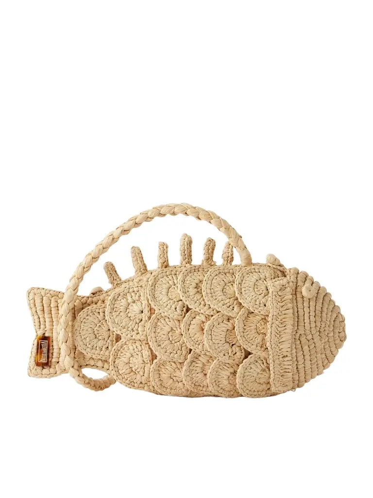 Vilebrequin Bogue Raffia Pouch - Men