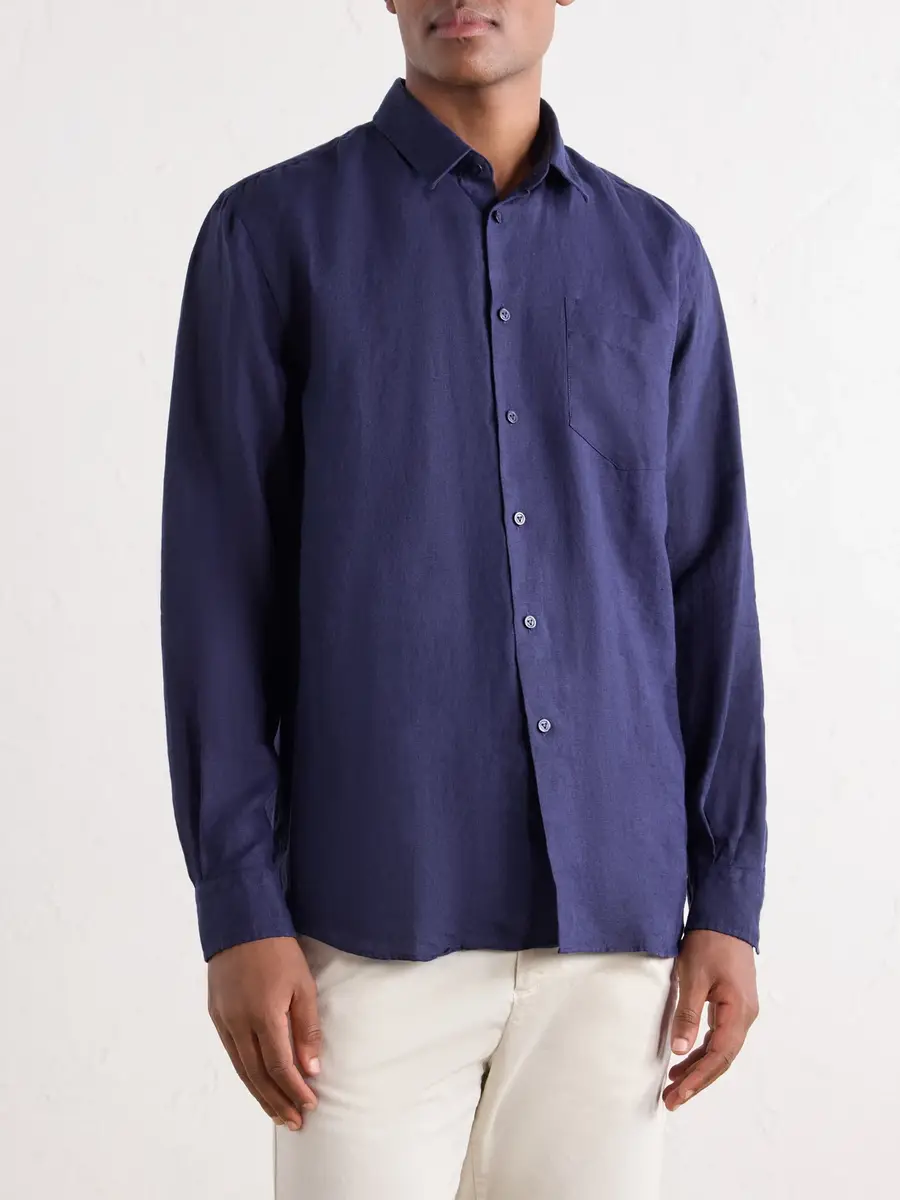 Vilebrequin Linen Woven Shirt - Men | Thumbnail 3 Vilebrequin Linen Woven Shirt - Men | Thumbnail 3