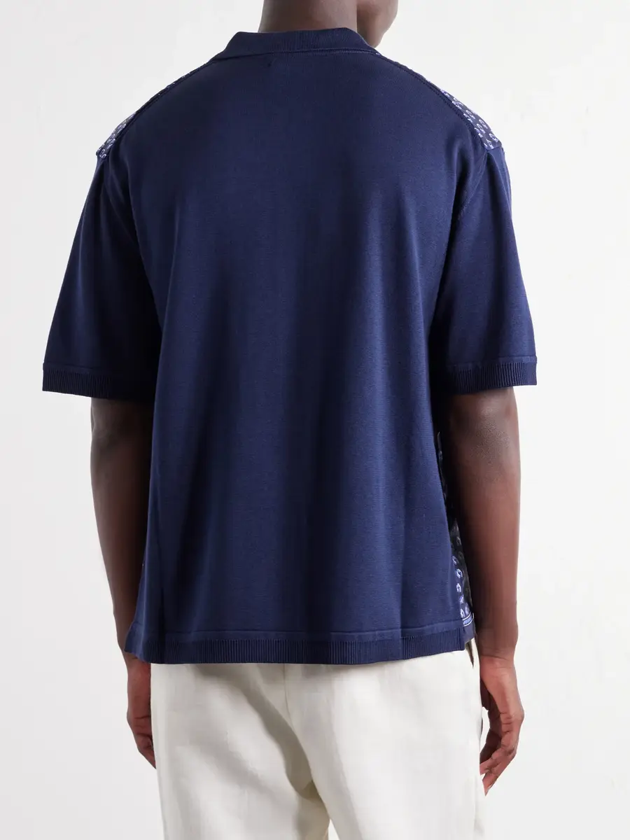 Ralph Lauren Purple Label Camp-Collar Printed Silk And Cotton-Blend Twill Shirt - Men | Thumbnail 4 Ralph Lauren Purple Label Camp-Collar Printed Silk And Cotton-Blend Twill Shirt - Men | Thumbnail 4