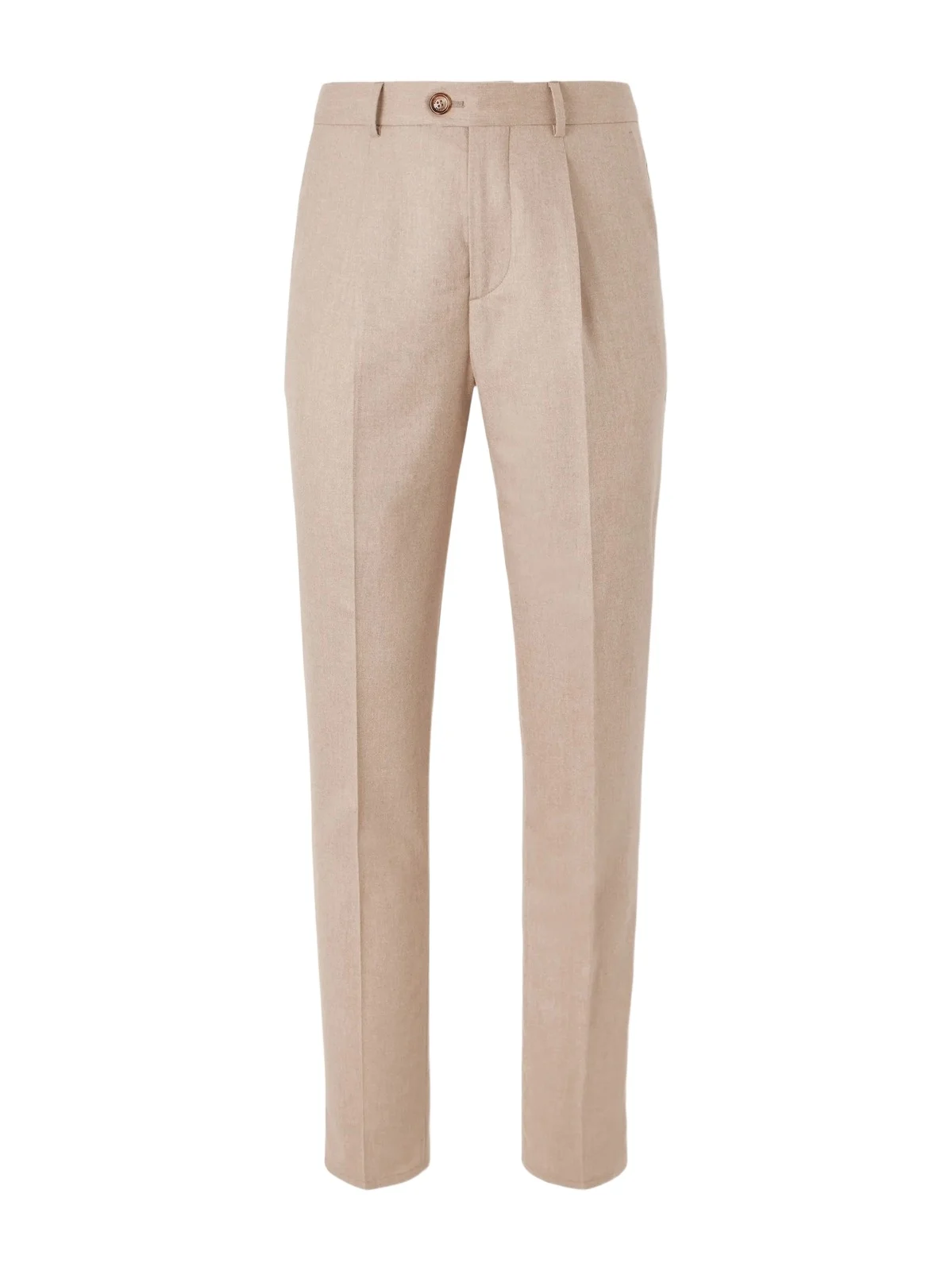 Tapered Pleated Virgin Wool, Cashmere and Silk-Blend Flannel Trousers - Men Tapered Pleated Virgin Wool, Cashmere and Silk-Blend Flannel Trousers - Men