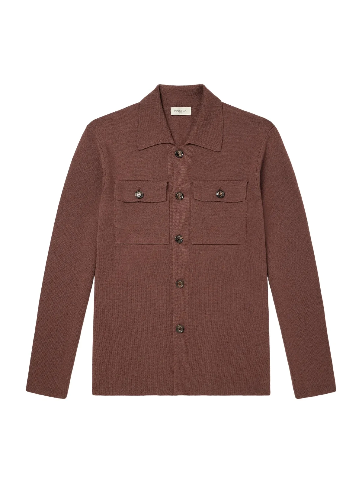 PIACENZA 1733 Virgin Wool Knitted Overshirt - Men