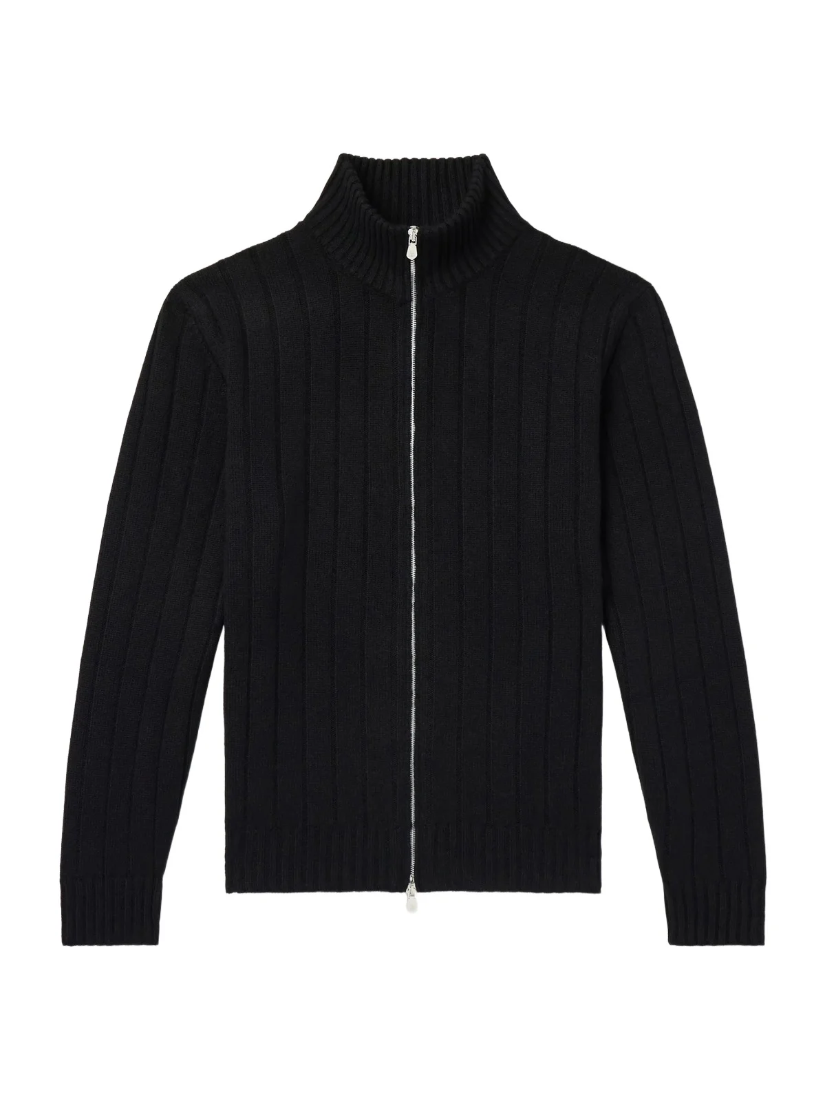 Brunello Cucinelli Ribbed Cashmere Zip-Up Sweater - Men