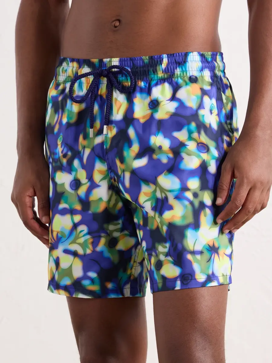 Vilebrequin Mahina Straight-Leg Mid-Length Printed Recycled Shell Swim Shorts - Men | Thumbnail 2 Vilebrequin Mahina Straight-Leg Mid-Length Printed Recycled Shell Swim Shorts - Men | Thumbnail 2