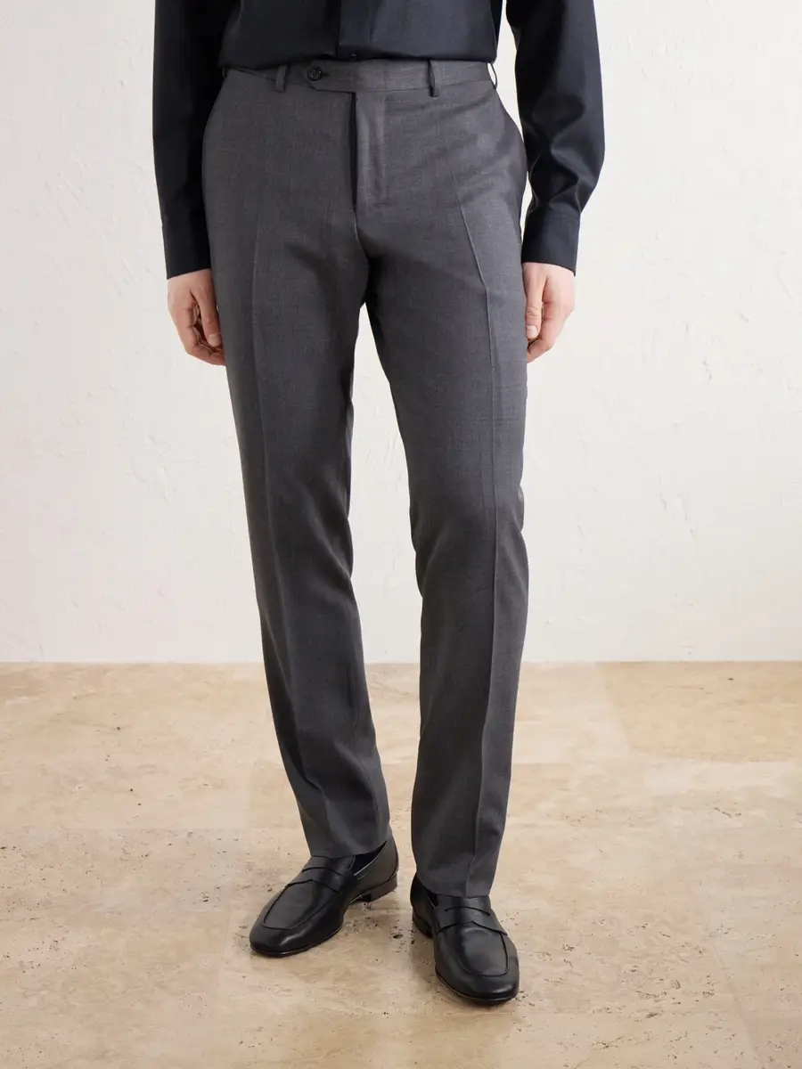 Canali Straight-Leg Wool-Blend Twill Trousers - Men | Thumbnail 3 Canali Straight-Leg Wool-Blend Twill Trousers - Men | Thumbnail 3