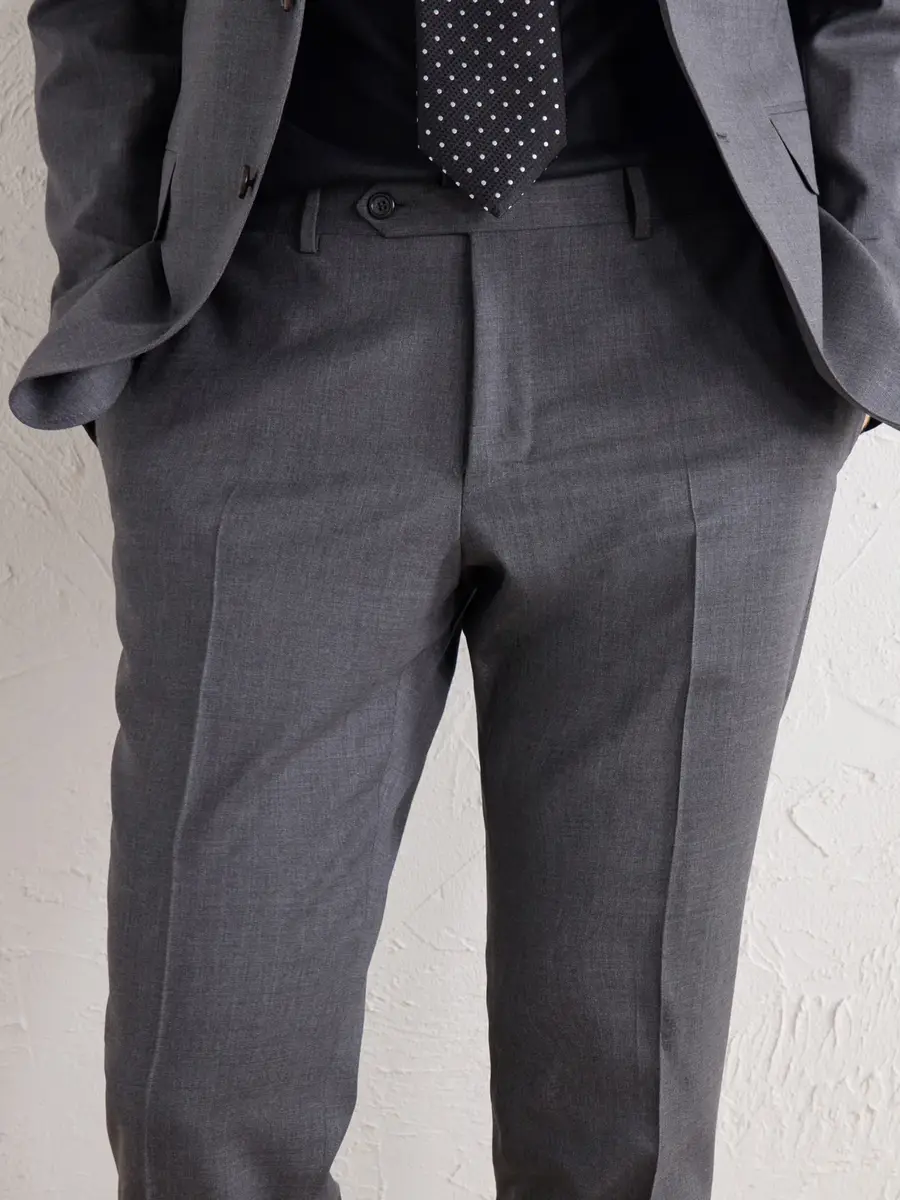 Canali Straight-Leg Wool-Blend Twill Trousers - Men | Thumbnail 5 Canali Straight-Leg Wool-Blend Twill Trousers - Men | Thumbnail 5