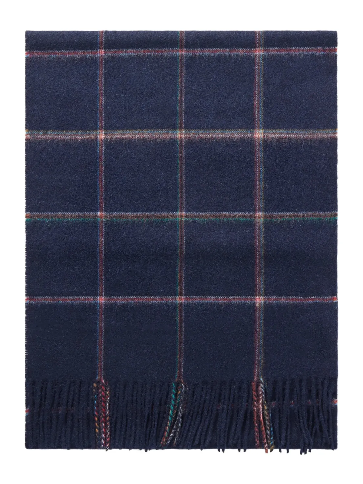 Checked Wool and Cashmere-Blend Scarf - Men