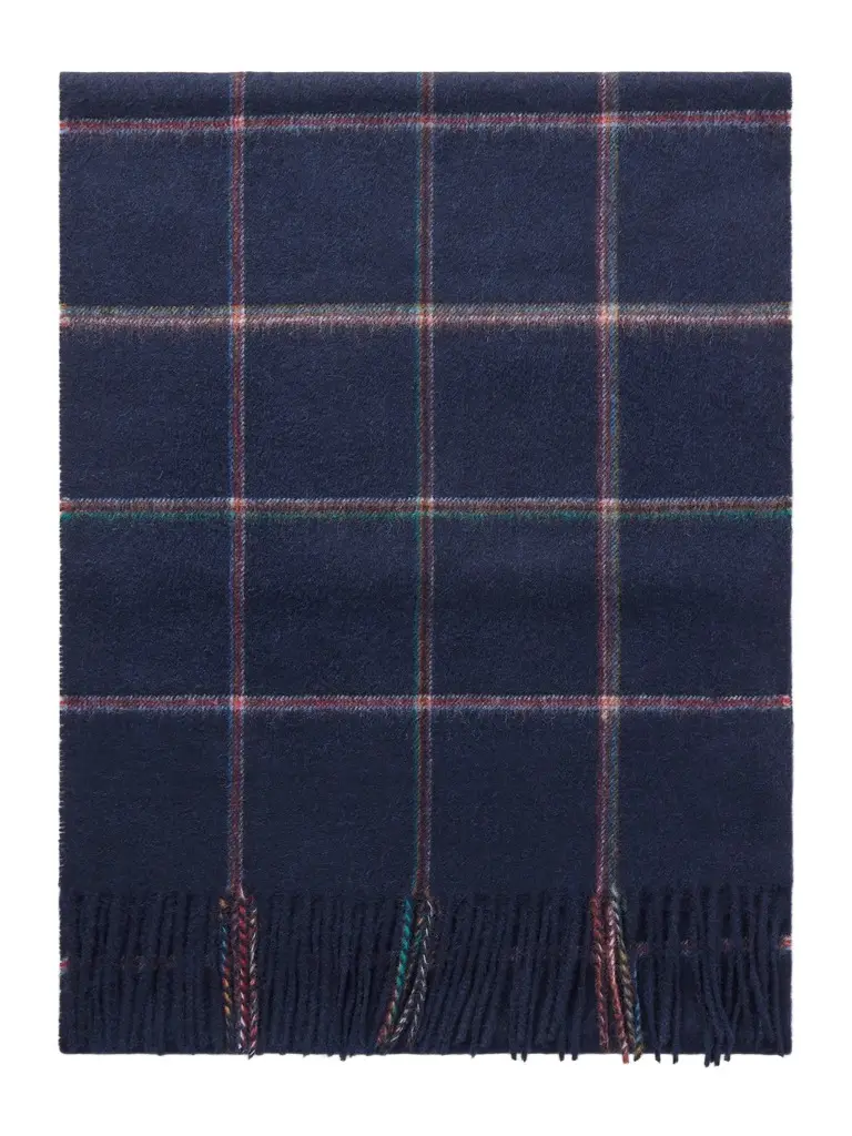 Paul Smith Checked Wool and Cashmere-Blend Scarf - Men