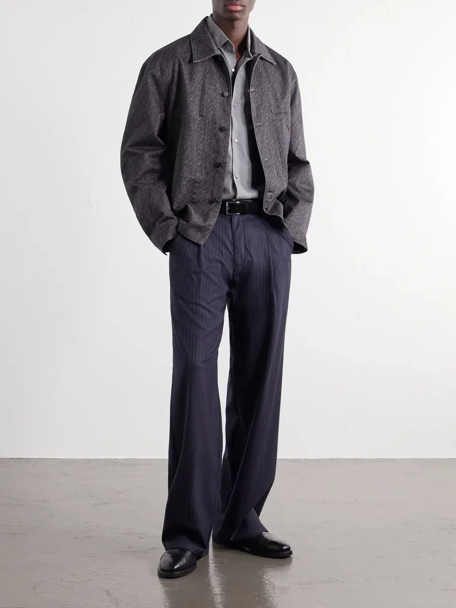 Stòffa Spread-Collar Brushed Cotton Woven Shirt - Men | Thumbnail 2 Stòffa Spread-Collar Brushed Cotton Woven Shirt - Men | Thumbnail 2