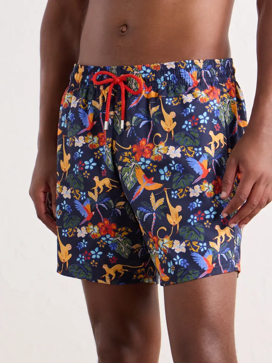 Vilebrequin Moorise Straight-Leg Short-Lenght Printed Recycled Shell Swim Shorts - Men | Thumbnail 2 Vilebrequin Moorise Straight-Leg Short-Lenght Printed Recycled Shell Swim Shorts - Men | Thumbnail 2