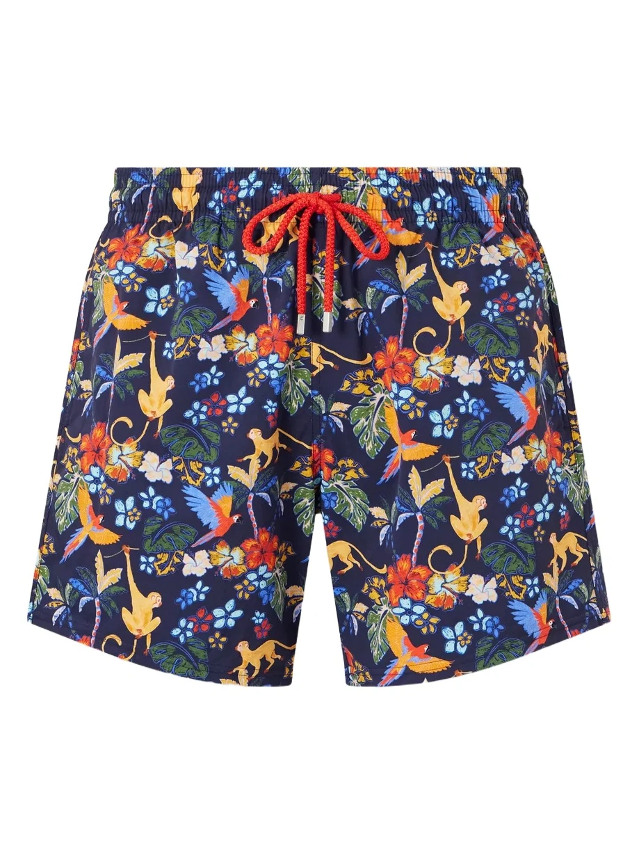 Vilebrequin Moorise Straight-Leg Short-Lenght Printed Recycled Shell Swim Shorts - Men