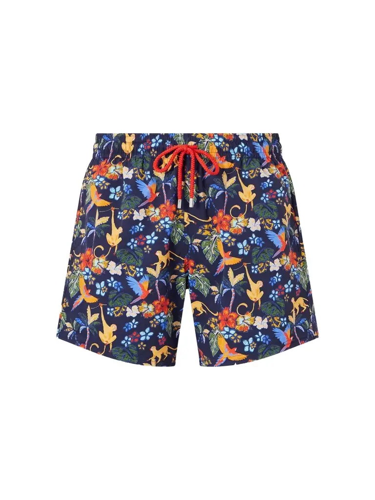 Vilebrequin Moorise Straight-Leg Short-Lenght Printed Recycled Shell Swim Shorts - Men