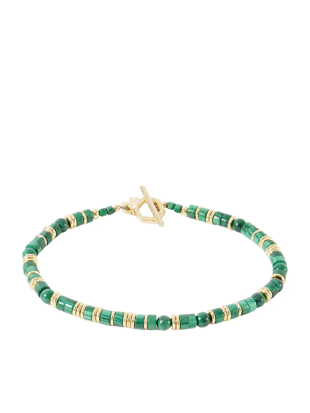 El Bosque Gold-Plated Malachite Bracelet - Men