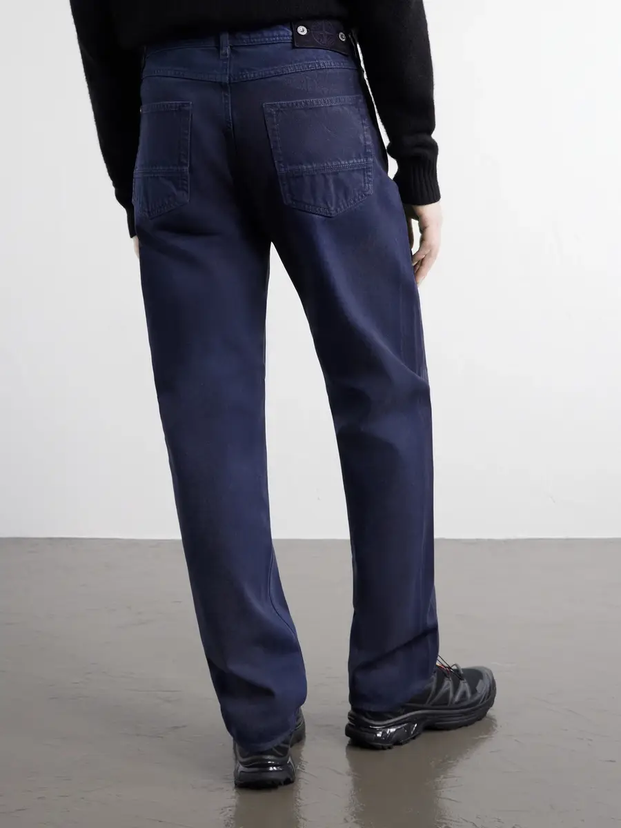 Stone Island Denim Research Collection Garment-Dyed Reflective Straight-Leg Jeans - Men | Thumbnail 4 Stone Island Denim Research Collection Garment-Dyed Reflective Straight-Leg Jeans - Men | Thumbnail 4