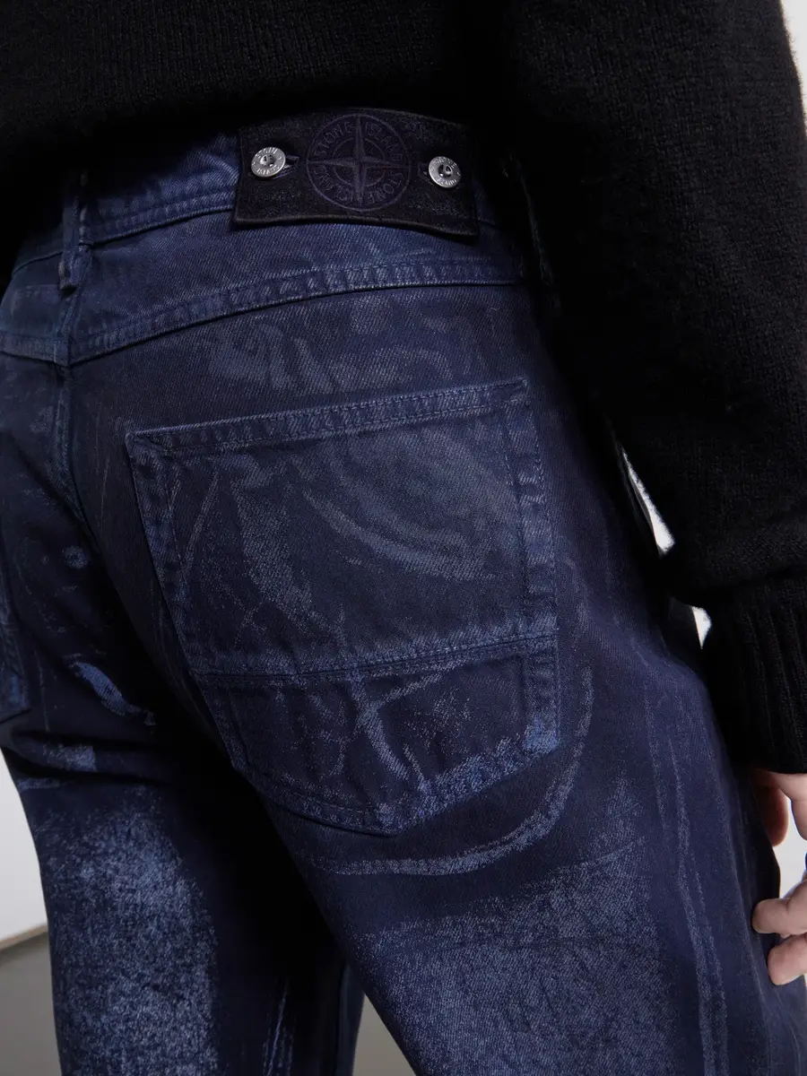 Stone Island Denim Research Collection Garment-Dyed Reflective Straight-Leg Jeans - Men | Thumbnail 5 Stone Island Denim Research Collection Garment-Dyed Reflective Straight-Leg Jeans - Men | Thumbnail 5