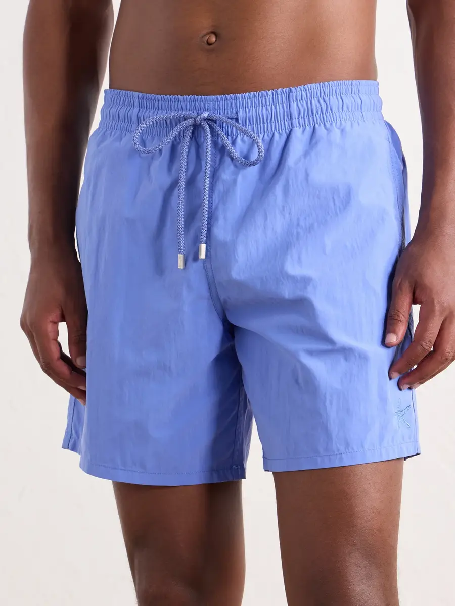 Vilebrequin Moorea Straight-Leg Mid-Length Recycled Shell Swim Shorts - Men | Thumbnail 2 Vilebrequin Moorea Straight-Leg Mid-Length Recycled Shell Swim Shorts - Men | Thumbnail 2