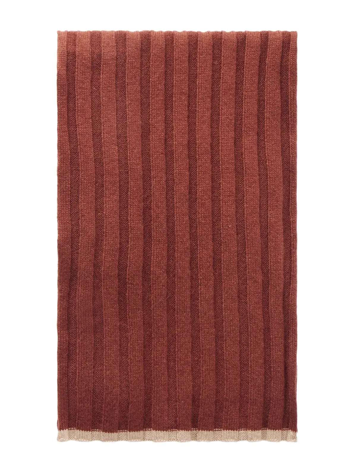 Brunello Cucinelli Ribbed Cashmere Scarf - Men