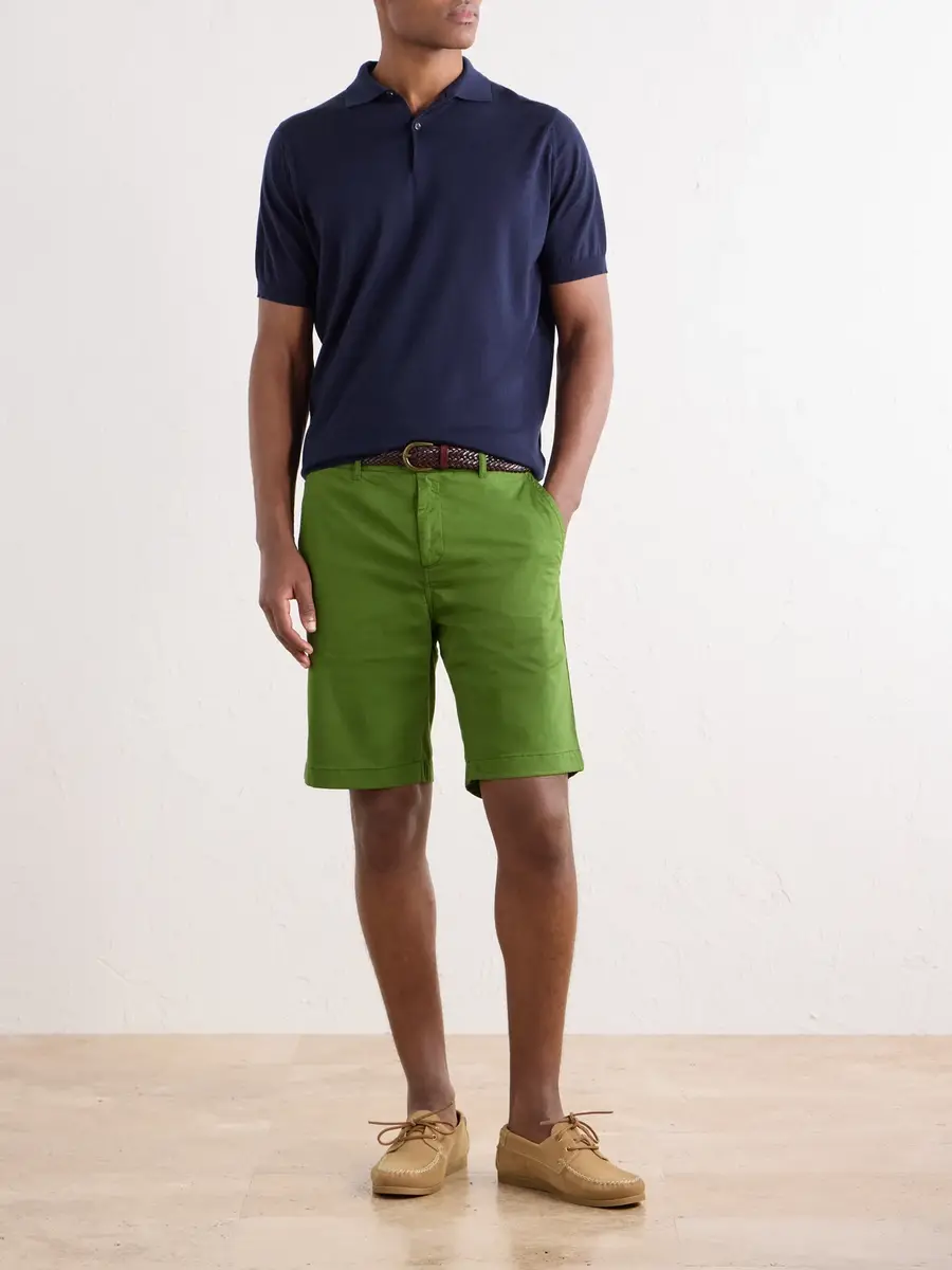 Vilebrequin Belin Woven Cotton-Blend Casual Shorts - Men | Thumbnail 2 Vilebrequin Belin Woven Cotton-Blend Casual Shorts - Men | Thumbnail 2