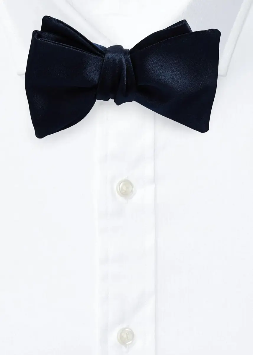 Ralph Lauren Purple Label Men's Silk Satin Bow Tie | Thumbnail 3 Ralph Lauren Purple Label Men's Silk Satin Bow Tie | Thumbnail 3