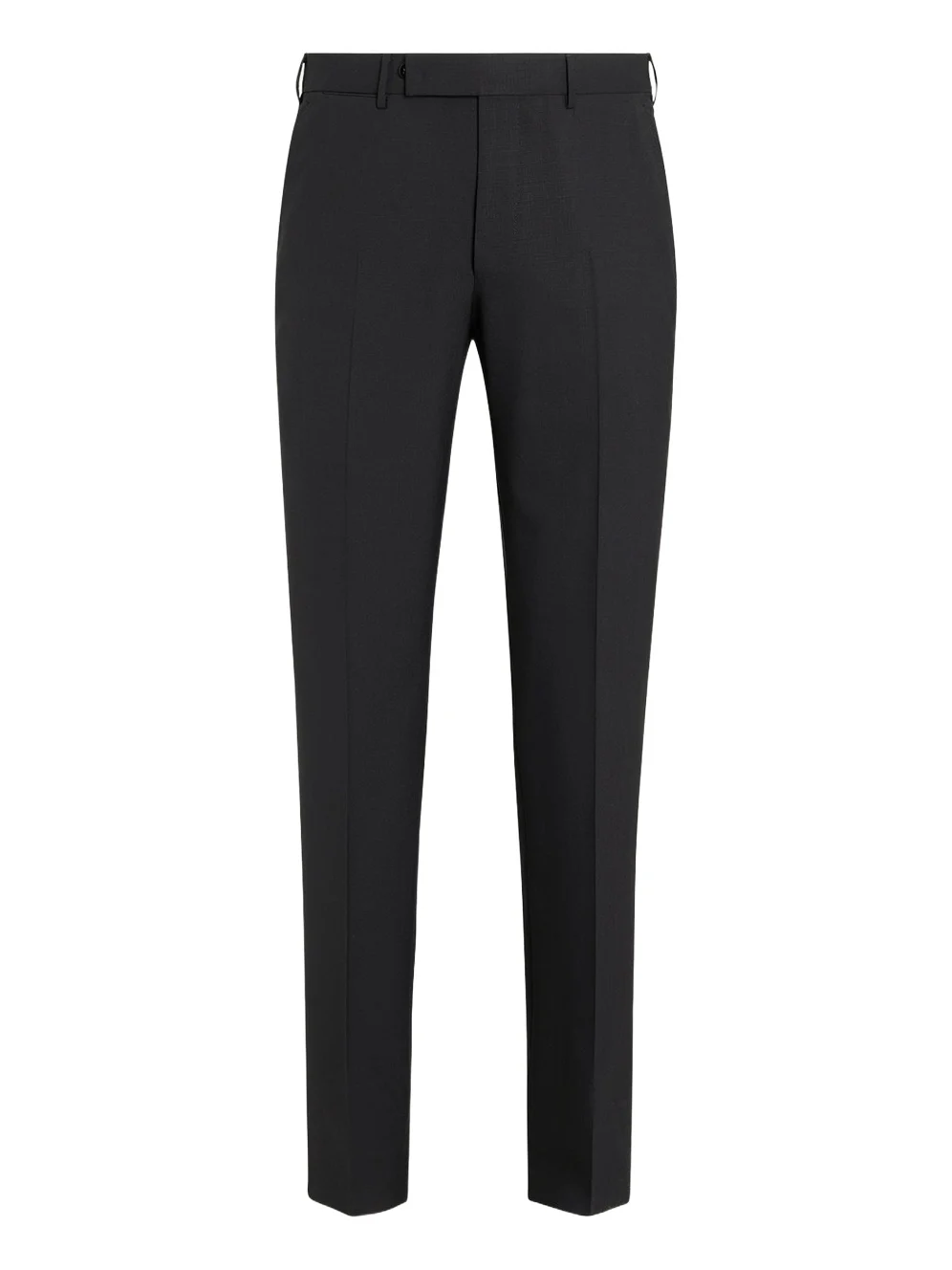 Zegna Men's High Performance Flat-Front Trousers