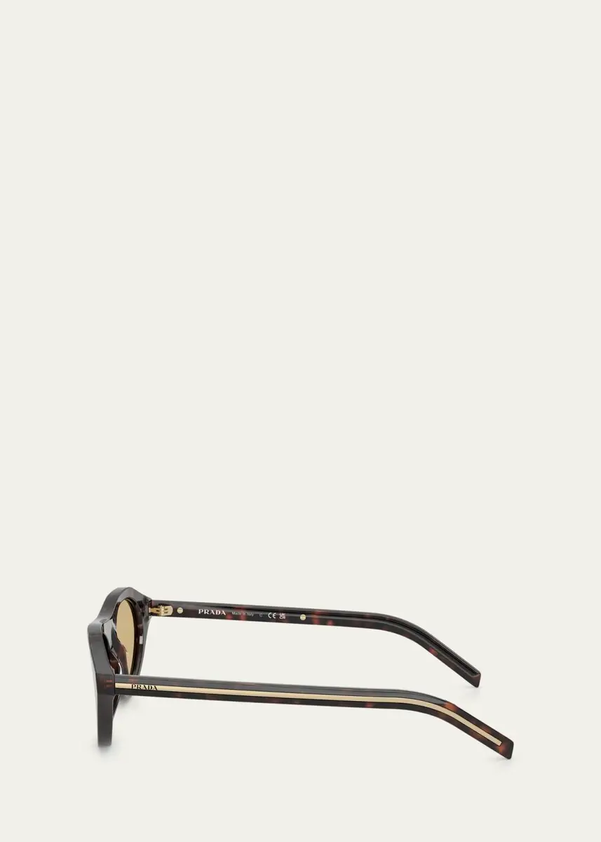 Prada 0PR B15S Acetate Round Sunglasses | Thumbnail 3 Prada 0PR B15S Acetate Round Sunglasses | Thumbnail 3