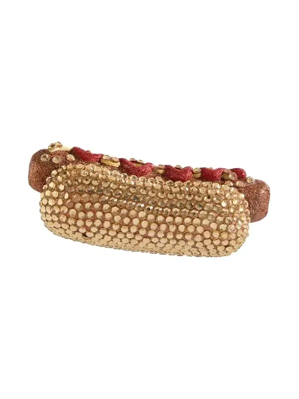 Cody Foster & Co Jeweled Hot Dog Ornament