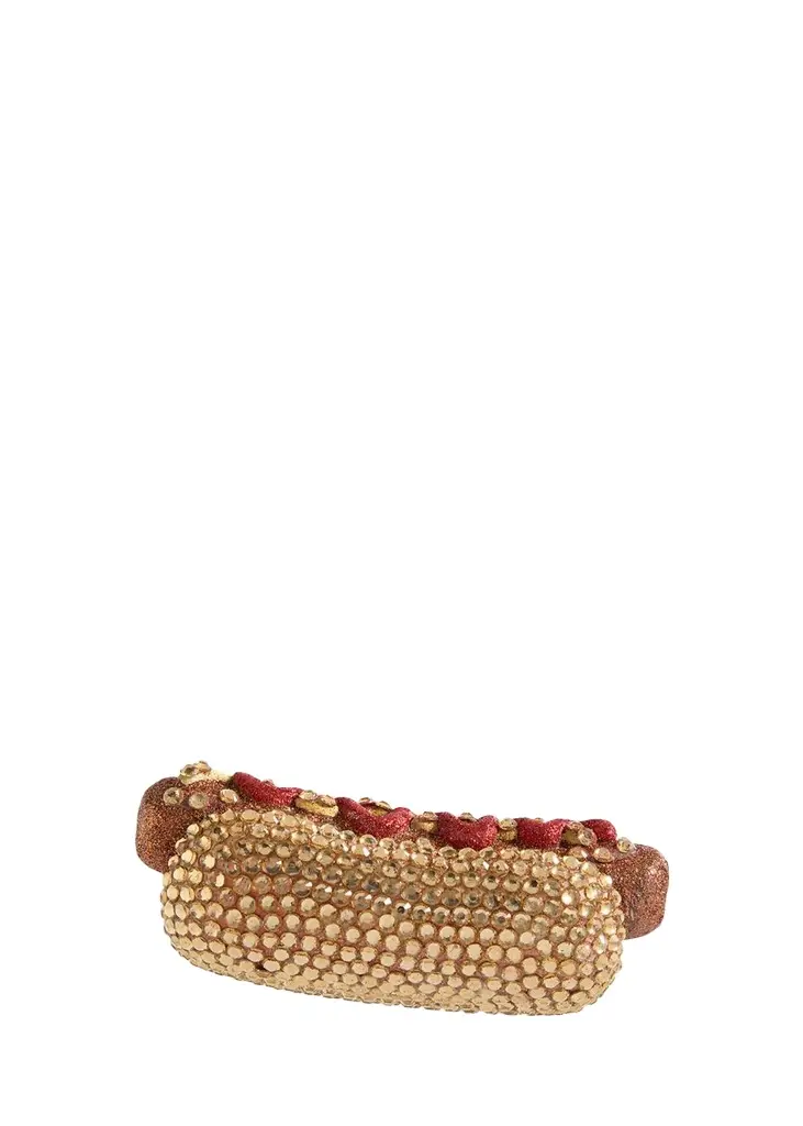 Cody Foster & Co Jeweled Hot Dog Ornament