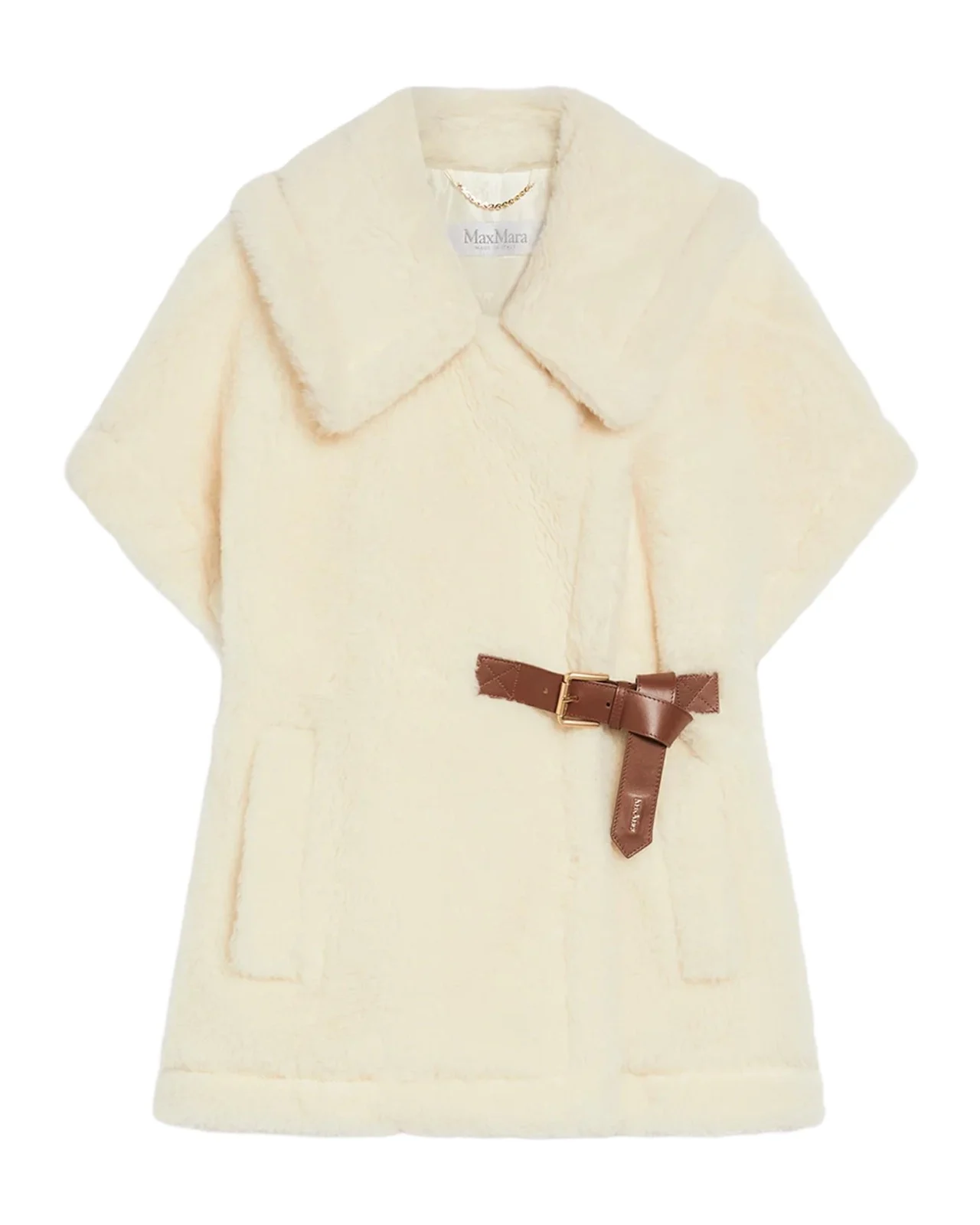 Max Mara Alpaca and Wool Teddy Cape