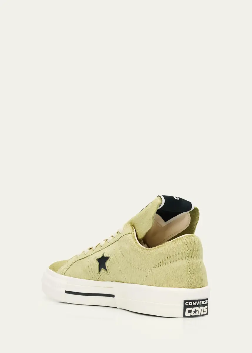 DRKSHDW RICK OWENS x Converse Men's Onestr Calf Hair Low-Top Sneakers | Thumbnail 3 DRKSHDW RICK OWENS x Converse Men's Onestr Calf Hair Low-Top Sneakers | Thumbnail 3