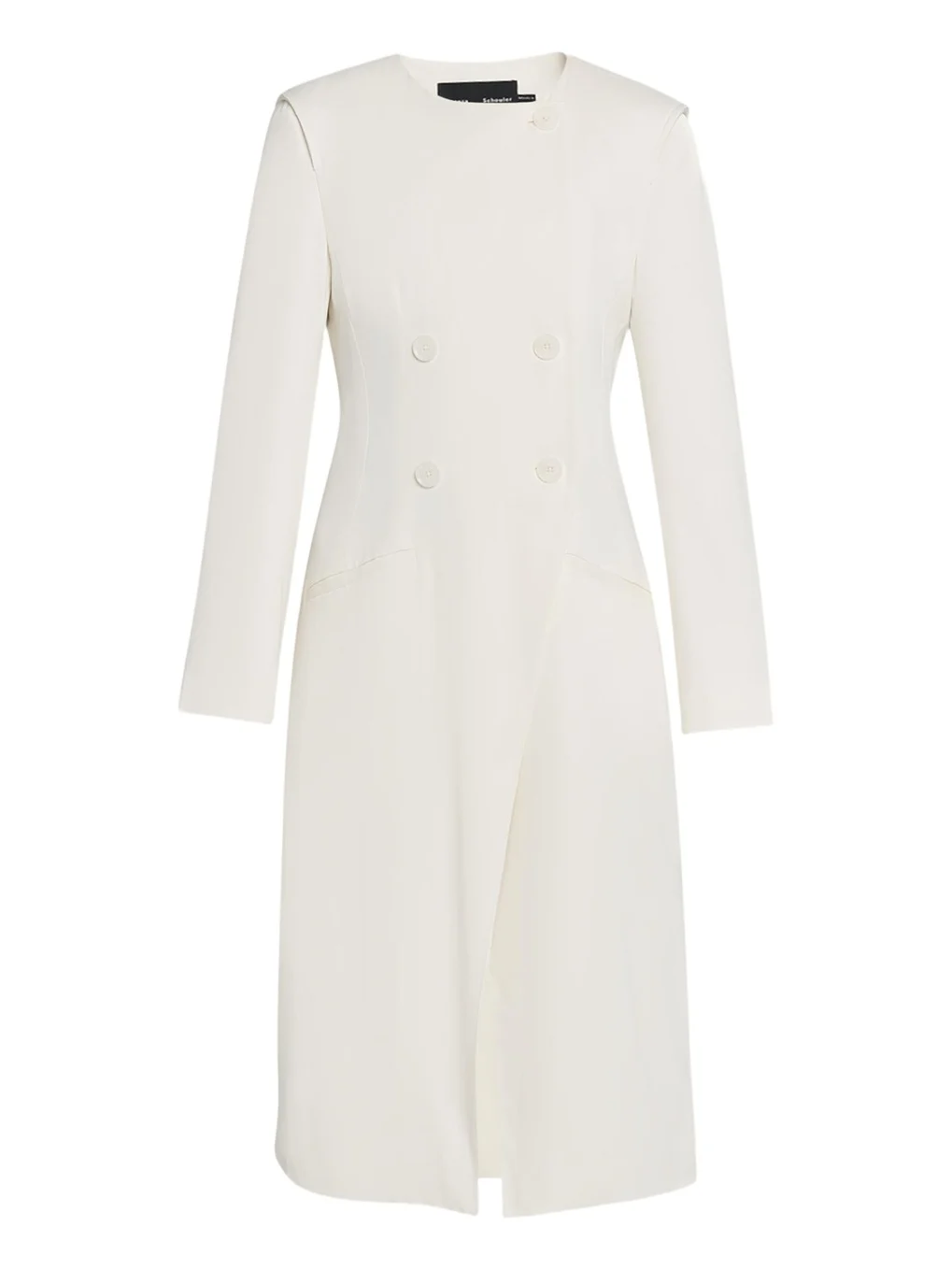 Proenza Schouler Anouk Satin Back Crepe Coat