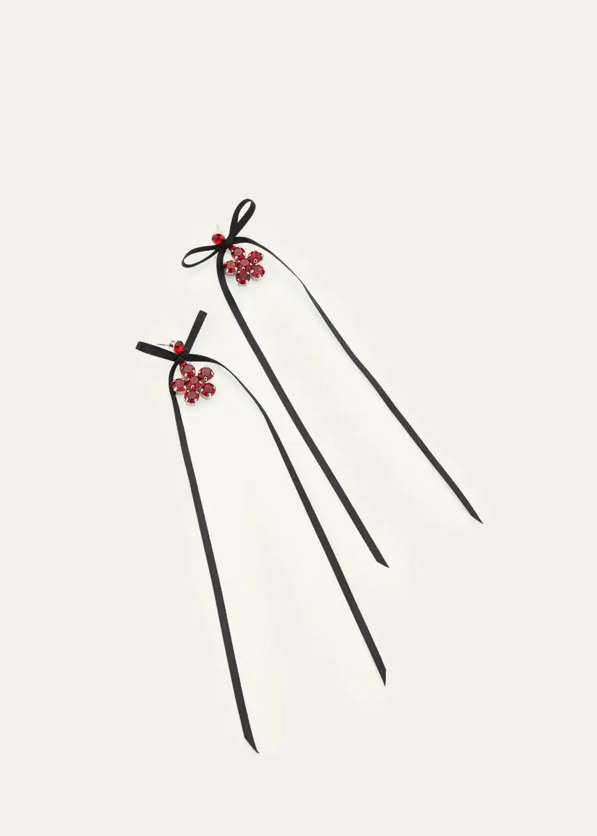 Simone Rocha Mini Daisy Drop Earrings | Thumbnail 5 Simone Rocha Mini Daisy Drop Earrings | Thumbnail 5