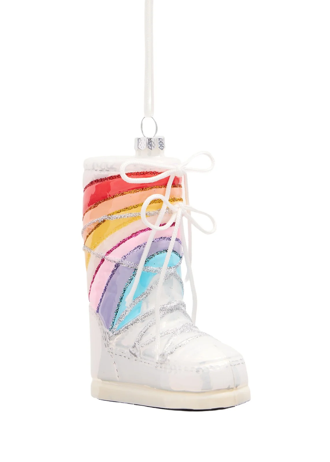 Cody Foster & Co Rainbow Winter Boot Christmas Ornament