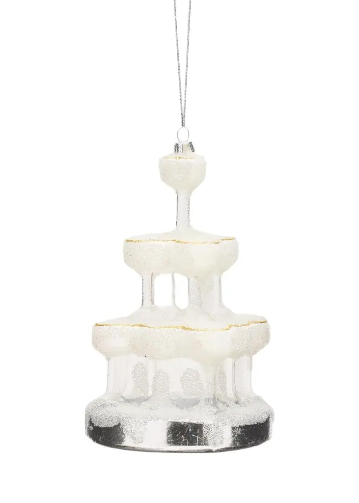 Cody Foster & Co Champagne Tower Christmas Ornament