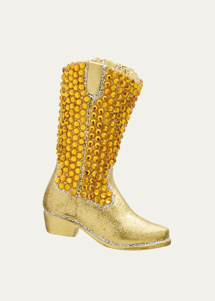 Cody Foster & Co Jeweled Cowboy Boot Christmas Ornaments, Set of 2 | Thumbnail 2 Cody Foster & Co Jeweled Cowboy Boot Christmas Ornaments, Set of 2 | Thumbnail 2