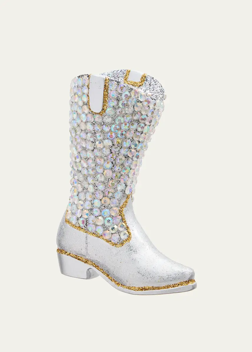 Cody Foster & Co Jeweled Cowboy Boot Christmas Ornaments, Set of 2 | Thumbnail 3 Cody Foster & Co Jeweled Cowboy Boot Christmas Ornaments, Set of 2 | Thumbnail 3