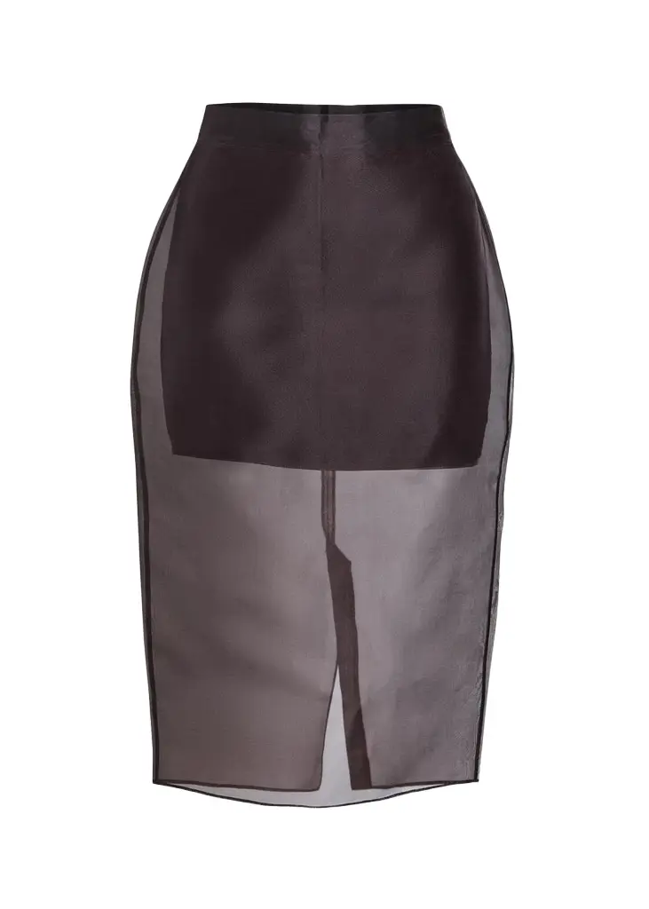 SEROYA Elda Sheer Silk Skirt | Thumbnail 1 SEROYA Elda Sheer Silk Skirt | Thumbnail 1
