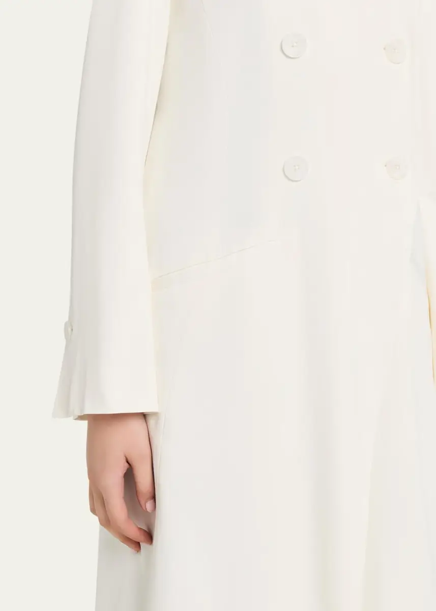 Proenza Schouler Anouk Satin Back Crepe Coat | Thumbnail 5 Proenza Schouler Anouk Satin Back Crepe Coat | Thumbnail 5