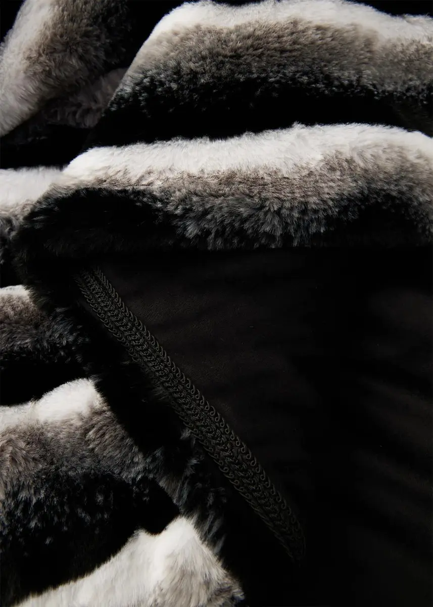 Lyla Grant Faux Chinchilla Throw, 60" x 72" | Thumbnail 3 Lyla Grant Faux Chinchilla Throw, 60" x 72" | Thumbnail 3