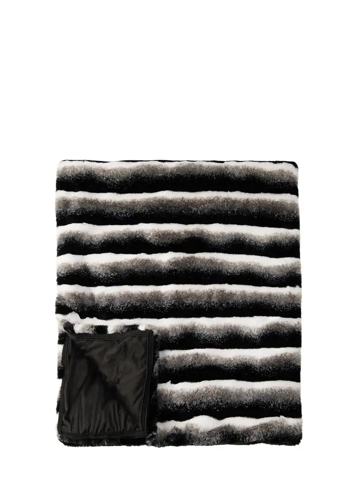 Faux Chinchilla Throw, 60" x 72" Faux Chinchilla Throw, 60" x 72"