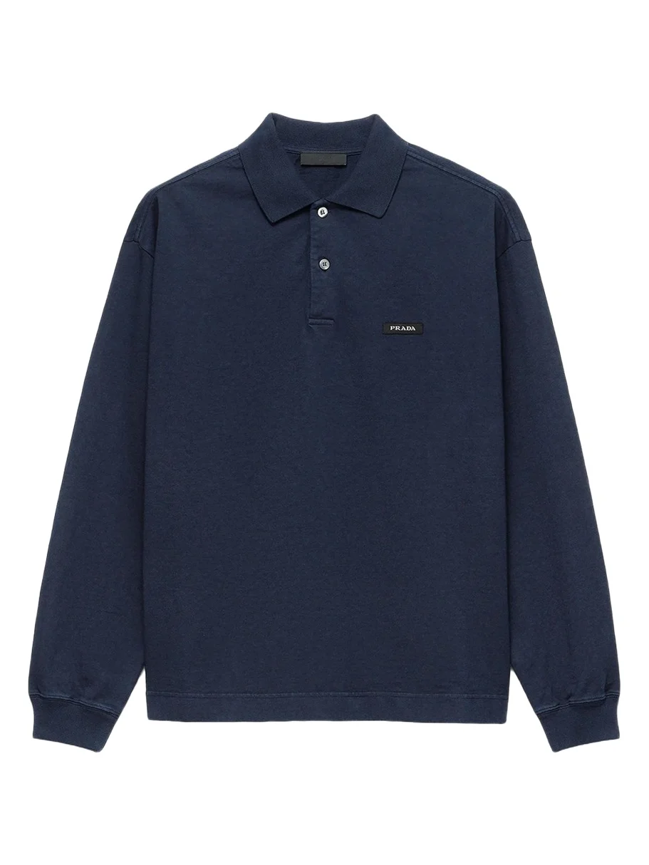 Men's Long-Sleeved Cotton Polo Shirt Men's Long-Sleeved Cotton Polo Shirt