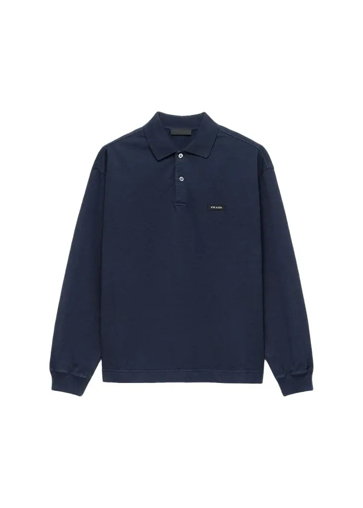 Men's Long-Sleeved Cotton Polo Shirt Men's Long-Sleeved Cotton Polo Shirt