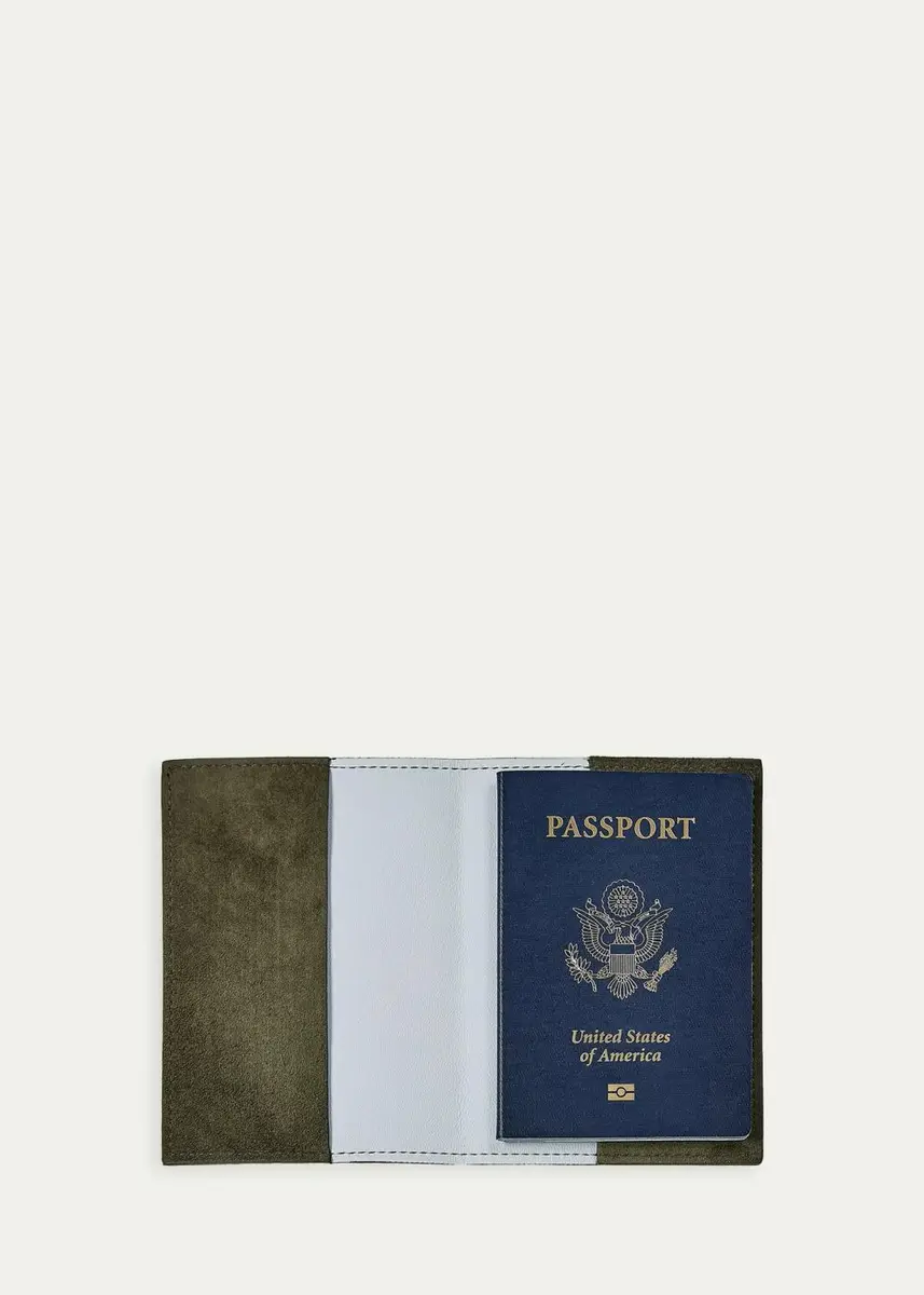 Graphic Image Suede Passport Holder | Thumbnail 4 Graphic Image Suede Passport Holder | Thumbnail 4