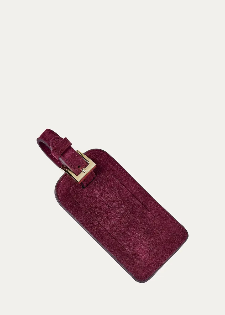 Graphic Image Suede Luggage Tag | Thumbnail 5 Graphic Image Suede Luggage Tag | Thumbnail 5