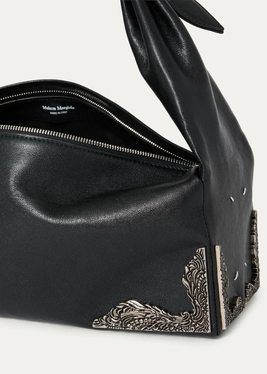 Maison Margiela Hardware-Embellished Leather Shoulder Bag | Thumbnail 3 Maison Margiela Hardware-Embellished Leather Shoulder Bag | Thumbnail 3