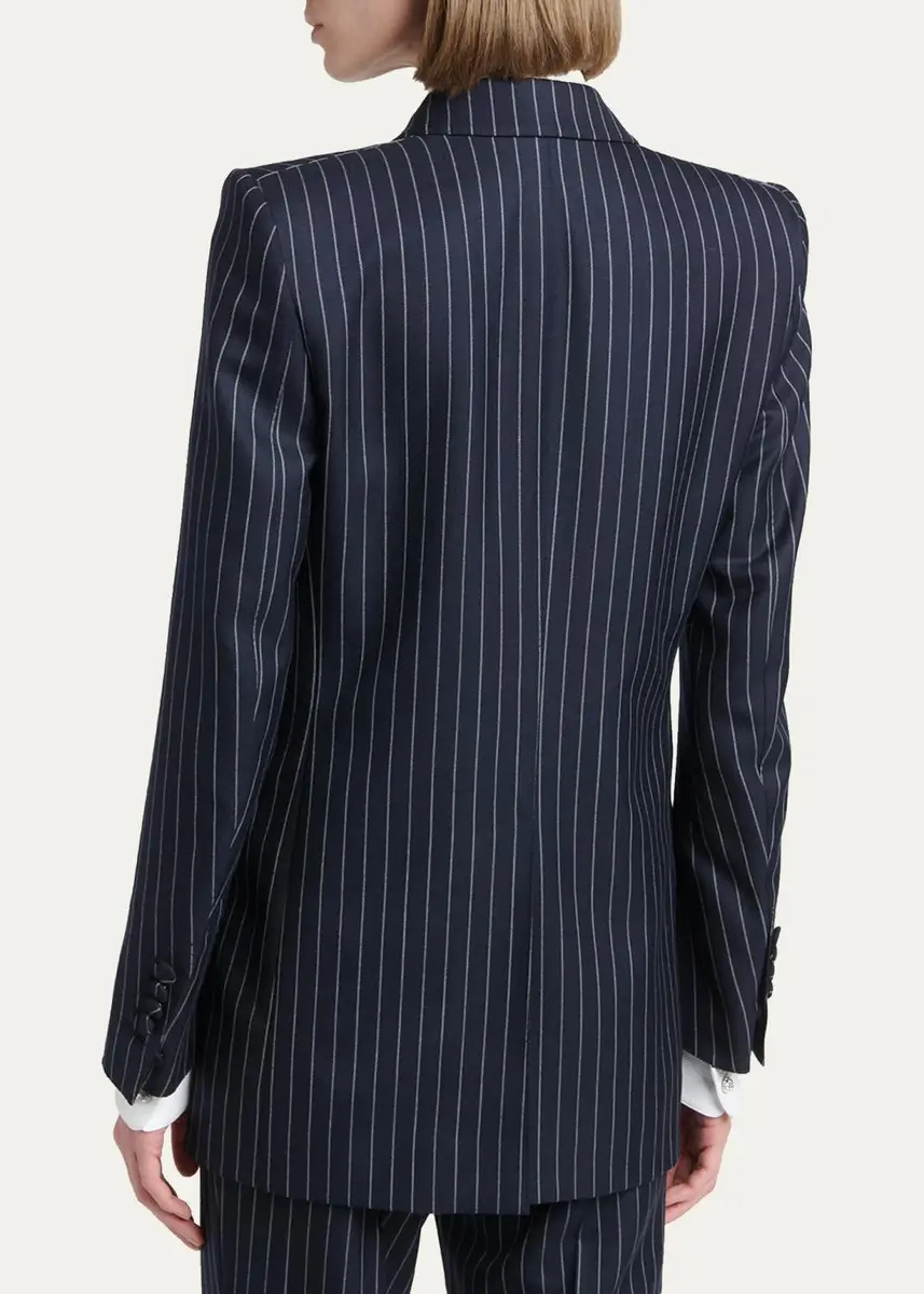Tom Ford Corded Chalkstripe Wool Single-Breasted Western Jacket | Thumbnail 3