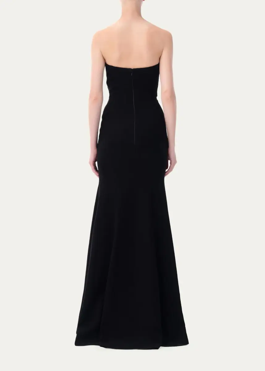 Gaurav Gupta Organza Trim Strapless Trumpet Gown | Thumbnail 3 Gaurav Gupta Organza Trim Strapless Trumpet Gown | Thumbnail 3