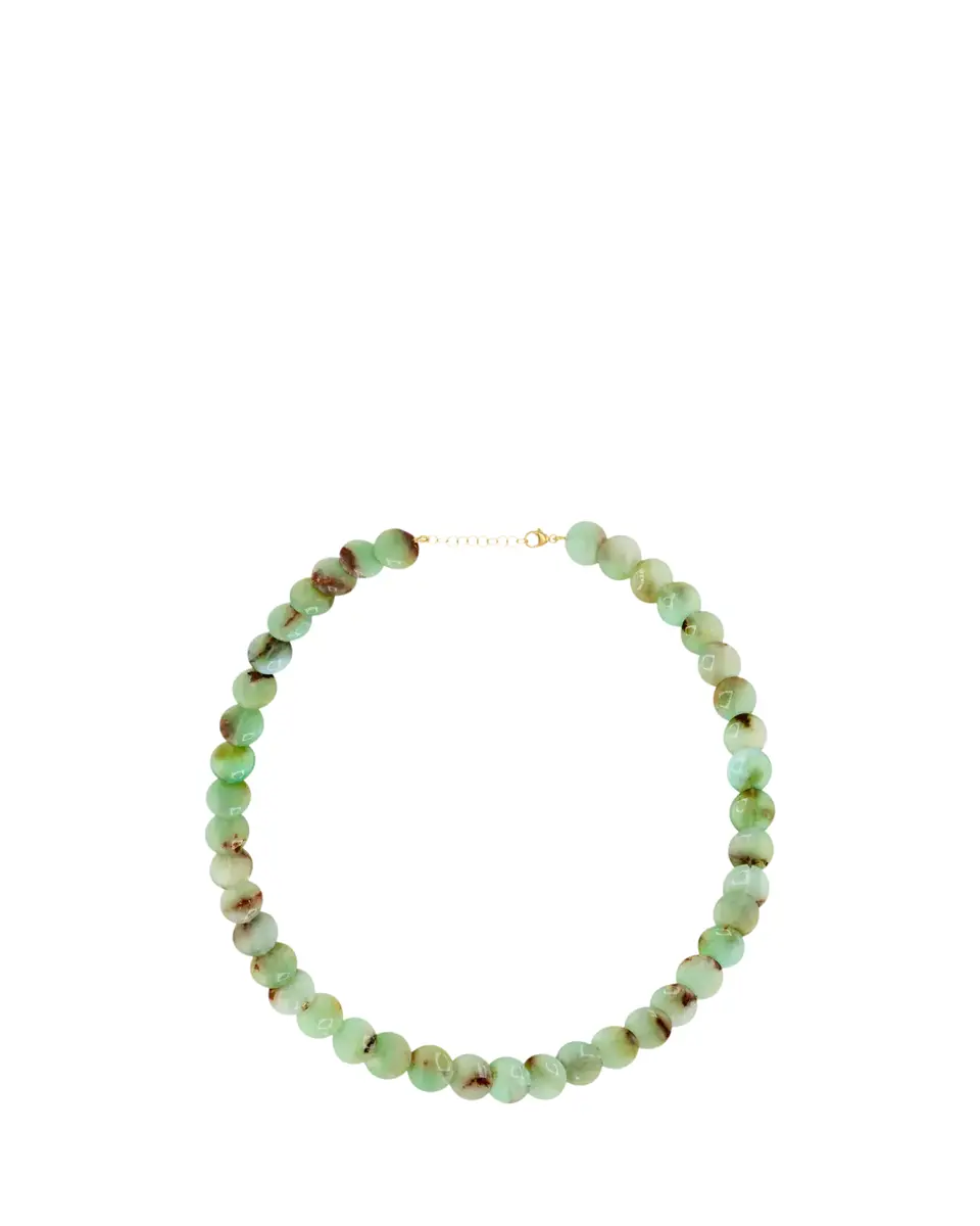 JIA JIA 14K Yellow Gold & Chrysoprase Coin-Beaded Necklace | Thumbnail 2