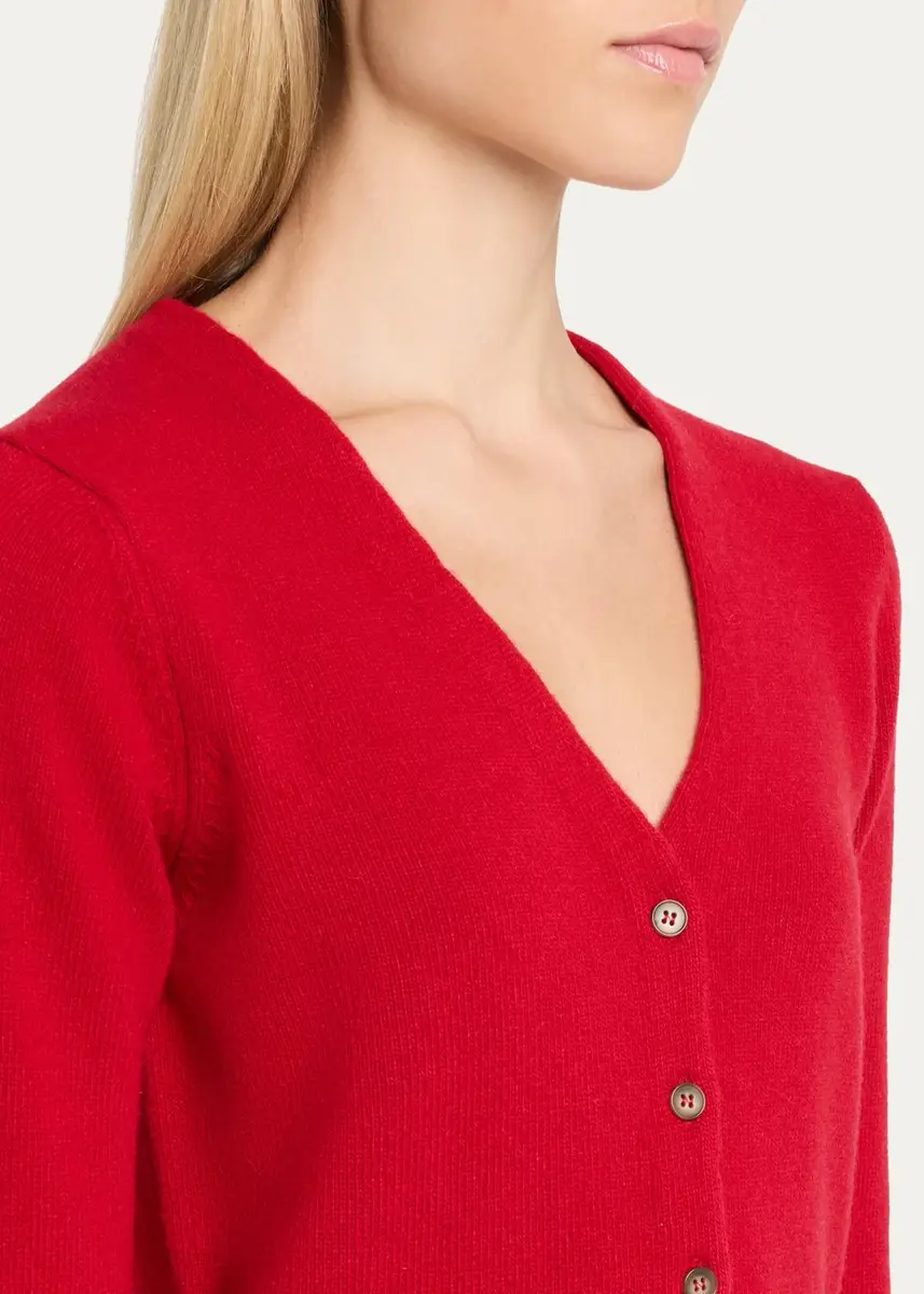 HIGH SPORT Wool Cashmere V-Neck Cardigan | Thumbnail 5 HIGH SPORT Wool Cashmere V-Neck Cardigan | Thumbnail 5